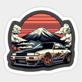 JDM car Japanese Retro Car Racing Drifting Legend Tuning Sticker